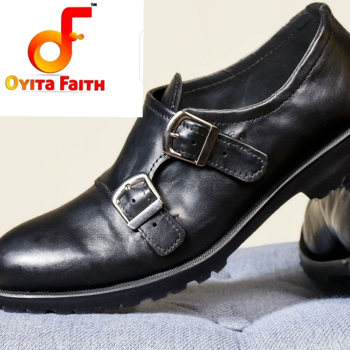 Oyita Collections Two Buckles Design Shoe