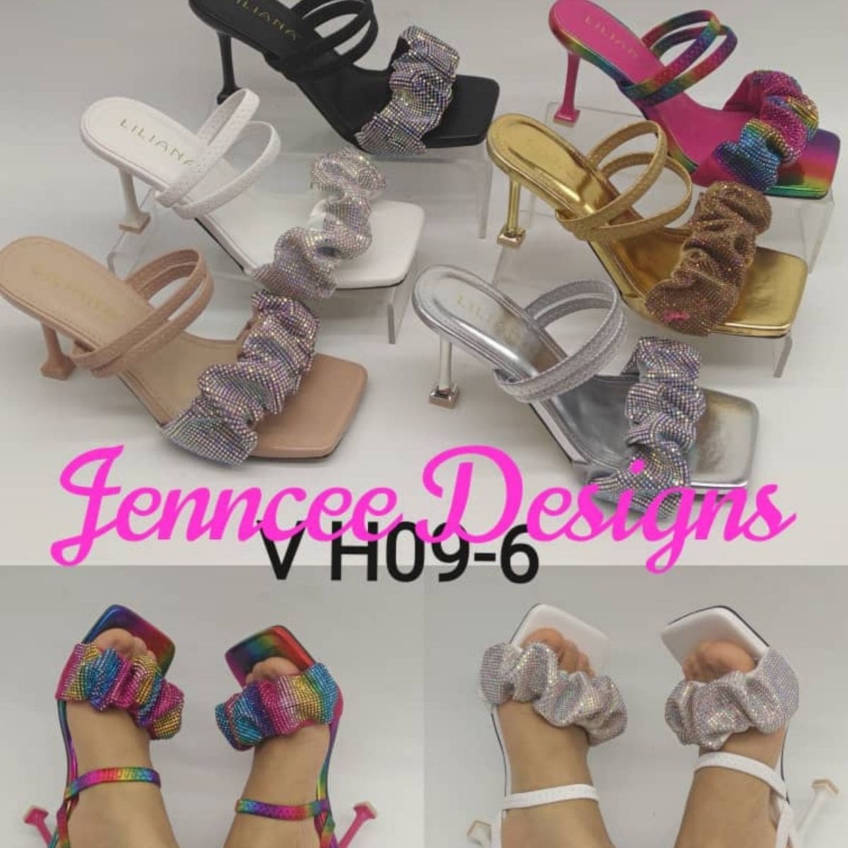 Crystal Top Female High Heel