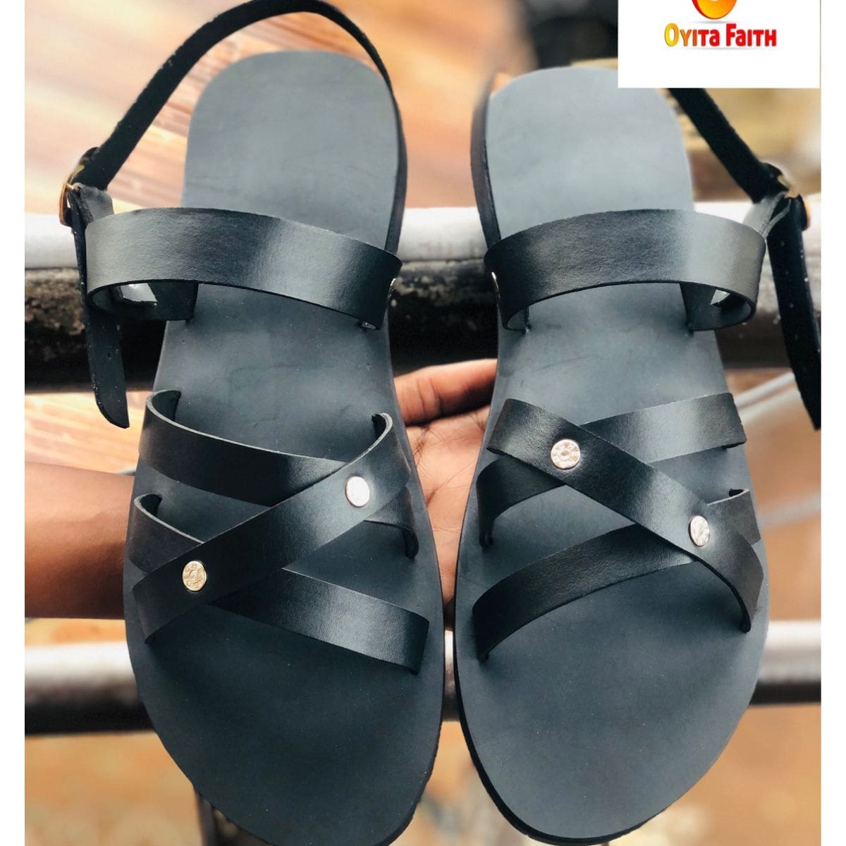 Double Crossed Unisex Sandal