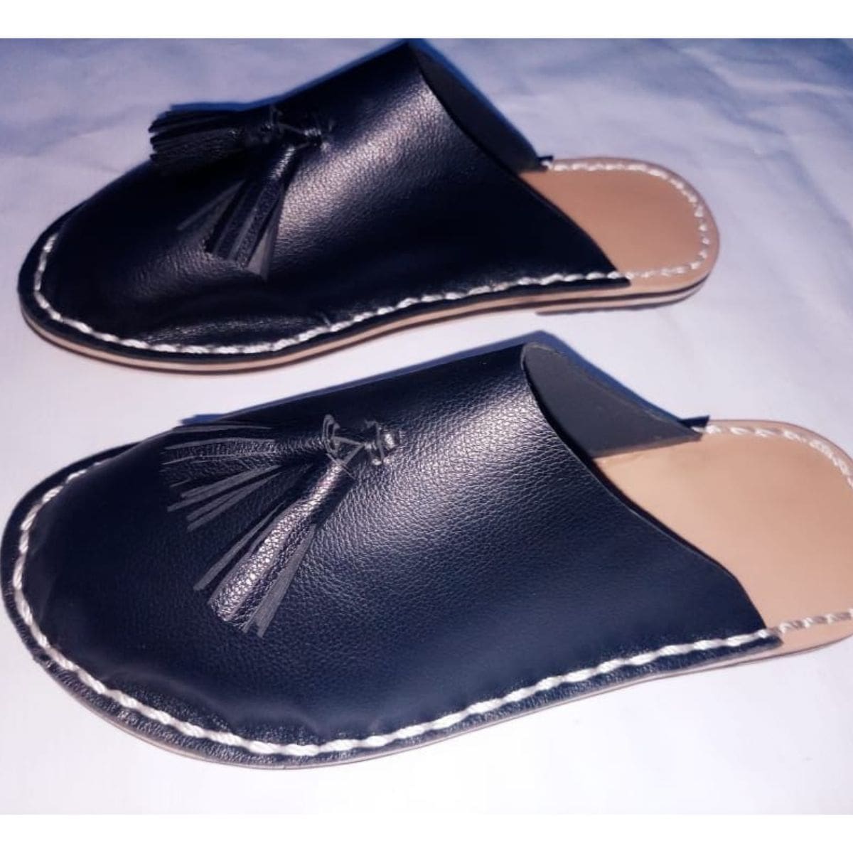 Half Cover Leather Unisex Footwear