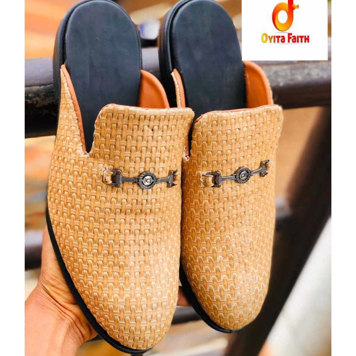 Bold Male Half Shoe
